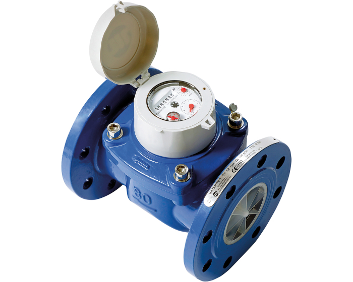 Woltman high flow water meter with pulse transmitter cold water DN50